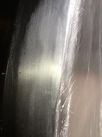 Plastic welding repair to split in a Balmoral Potable Water Storage Tank