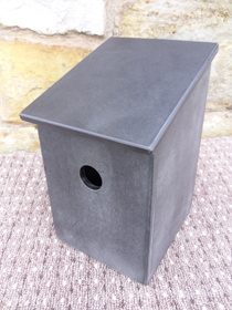 Plastic welded bird nesting box will outlast many wood boxes